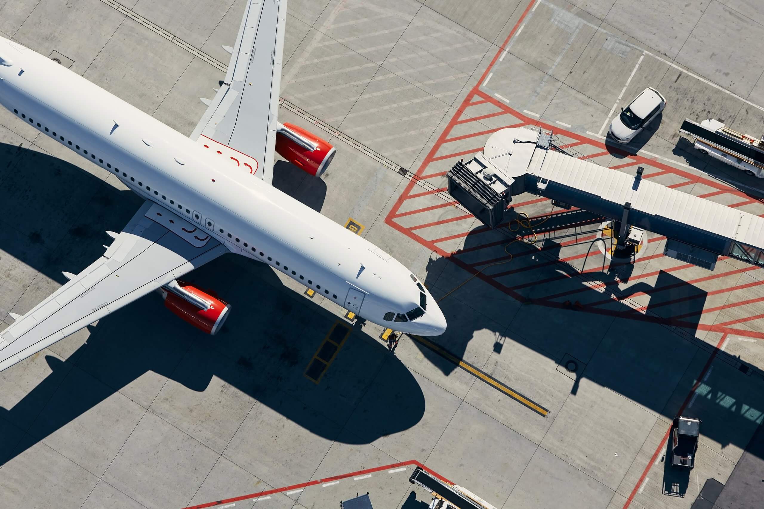 airplane at the airport